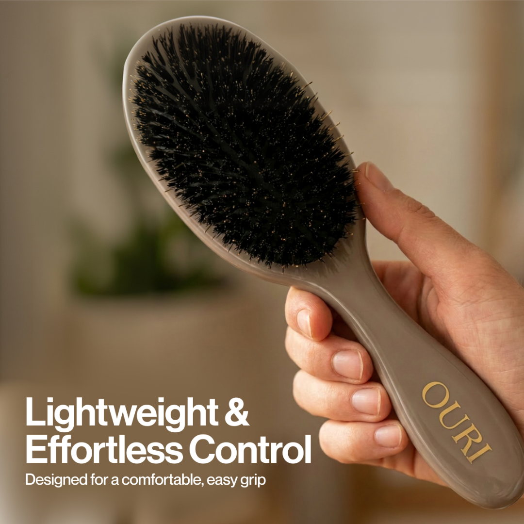 Brosse en poils de sanglier purs