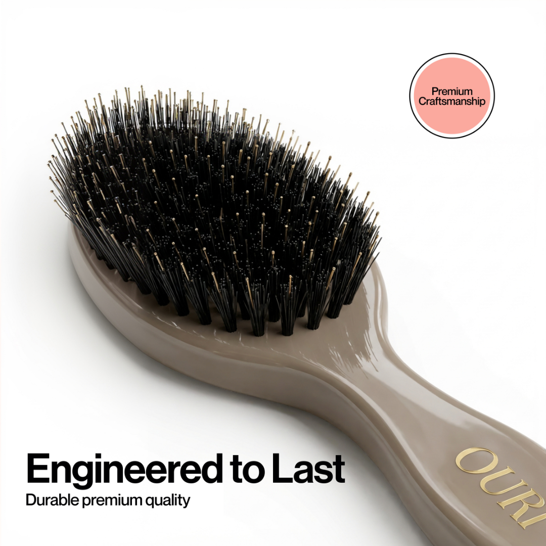 Brosse en poils de sanglier purs