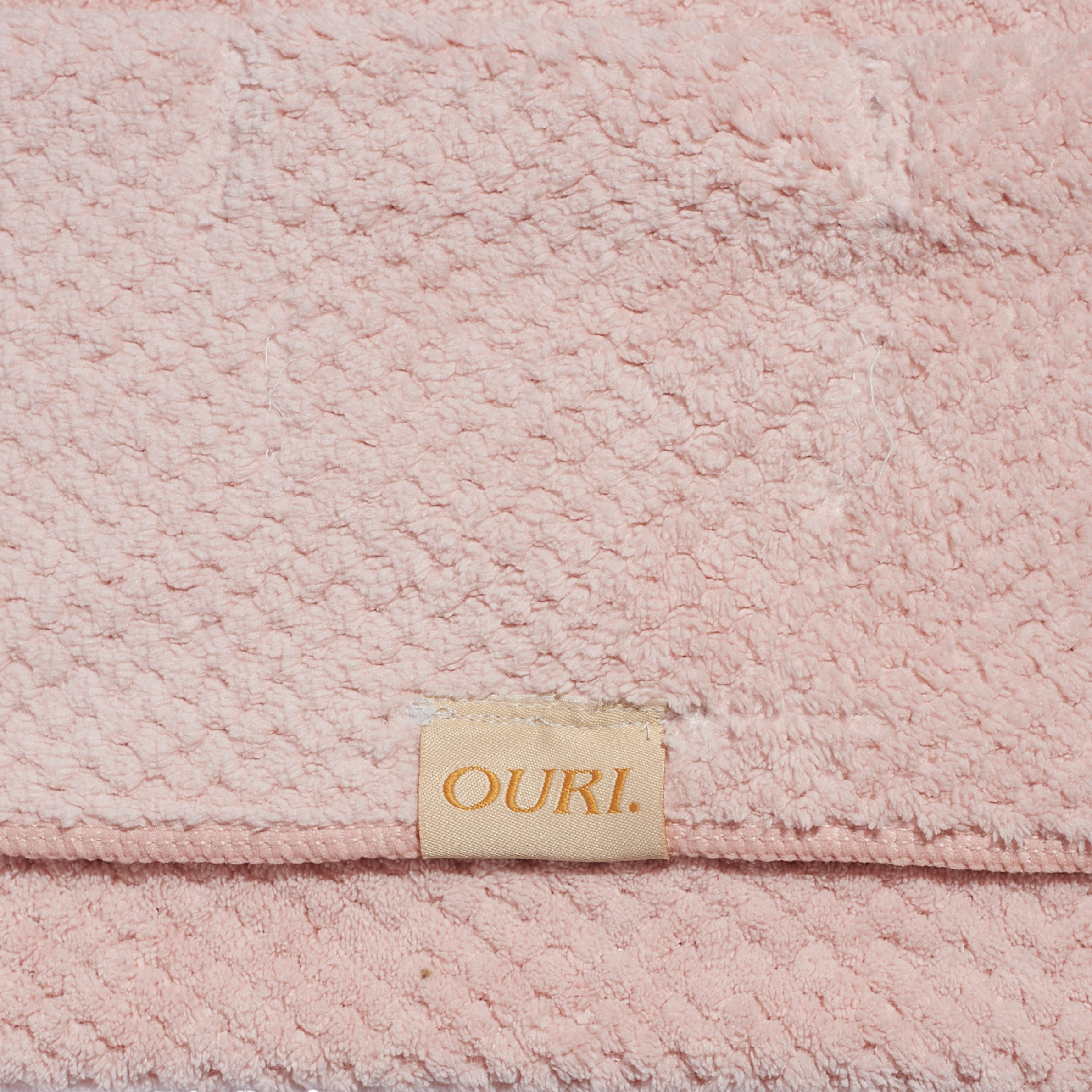 Microfiber Hair Towel Blush Pink Ouri Beauty