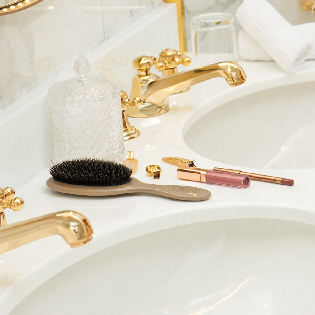 Brosse en poils de sanglier purs