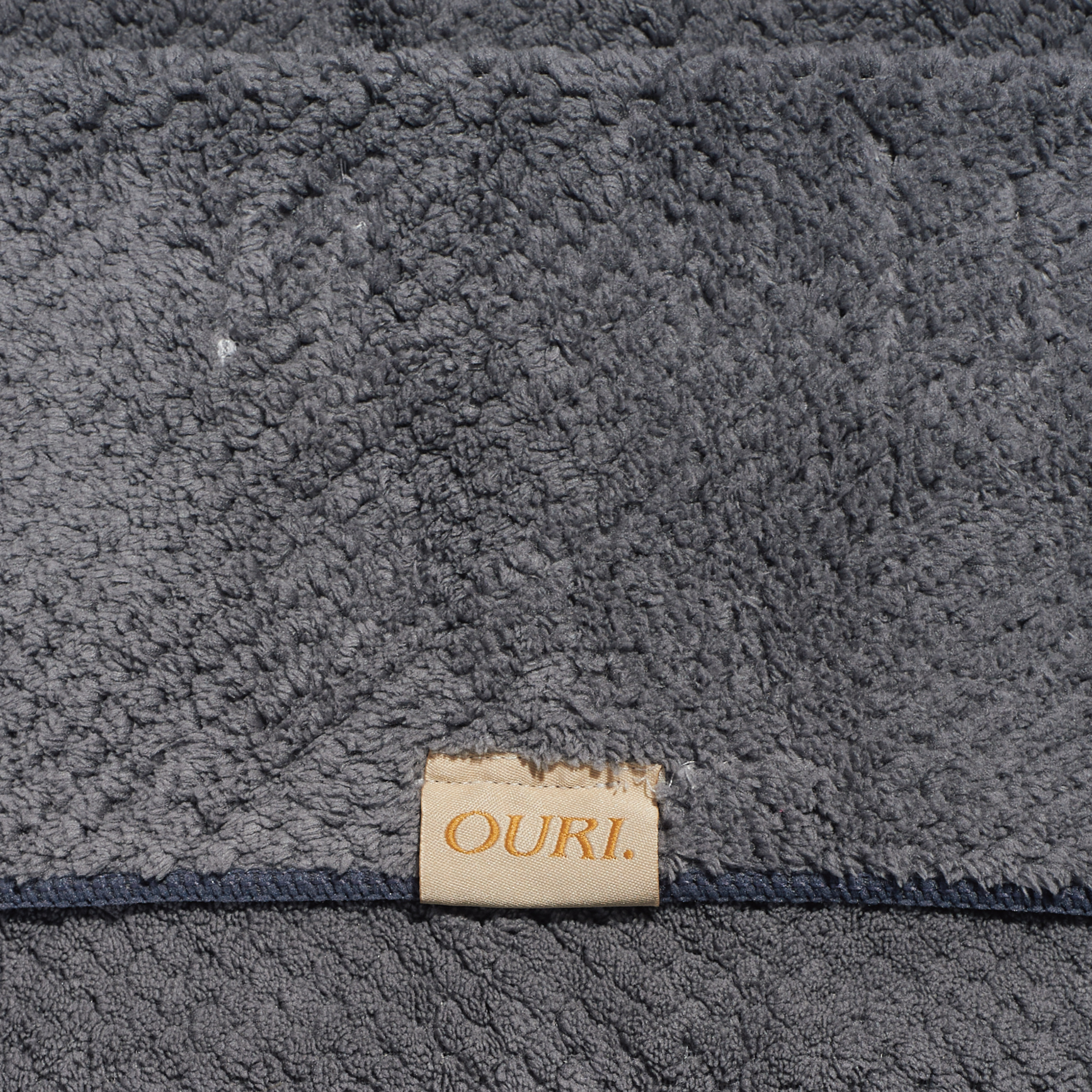 Microfiber Hair Towel Grey