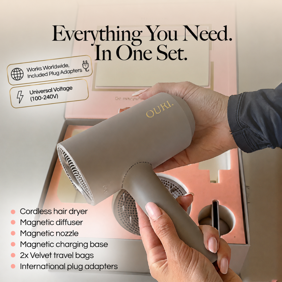 OURI AeroFlow™ Pro Draadloze Föhn