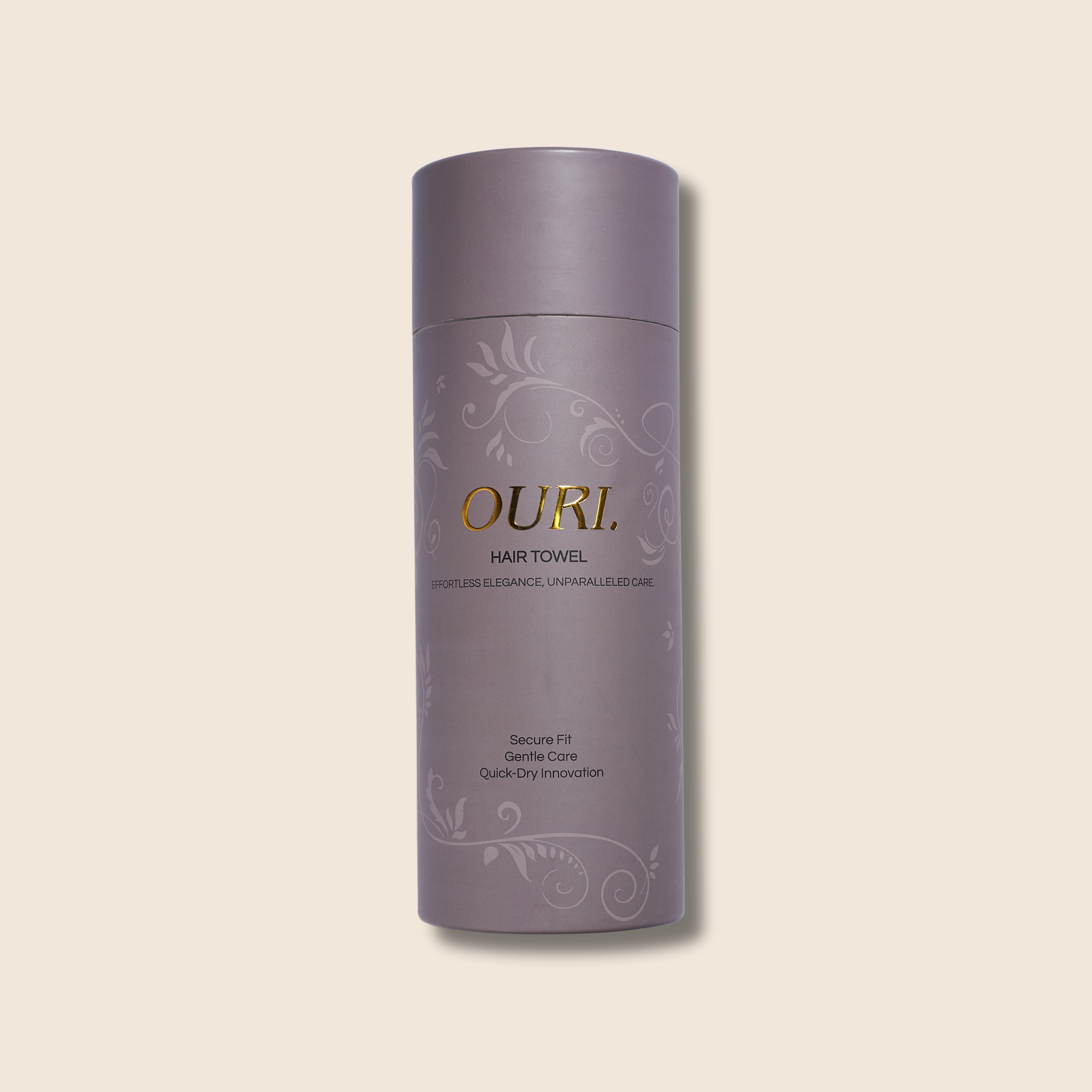 Microfiber Hair Towel Beige