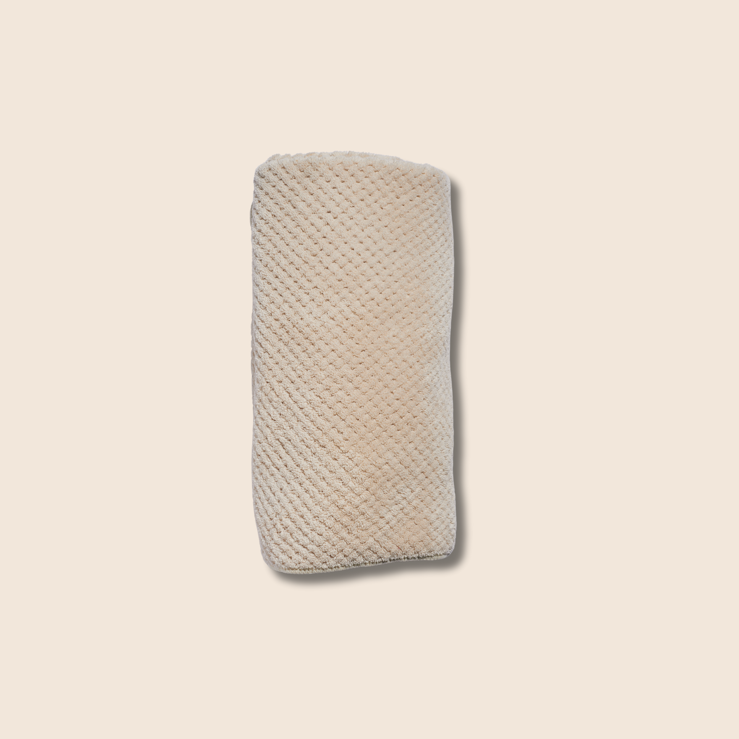 Microfiber Hair Towel Beige